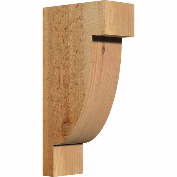 Ekena Millwork Alpine Rough Sawn Corbel, Western Red Cedar, 4"W x 8"D x 16"H COR04X08X16ALP00RWR - main